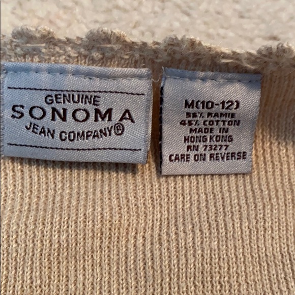 Floral Short Cropped Sweater - Picture 6 of 7